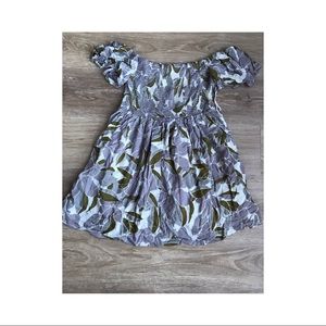 Free People Off The Shoulder Mini Swing Dress